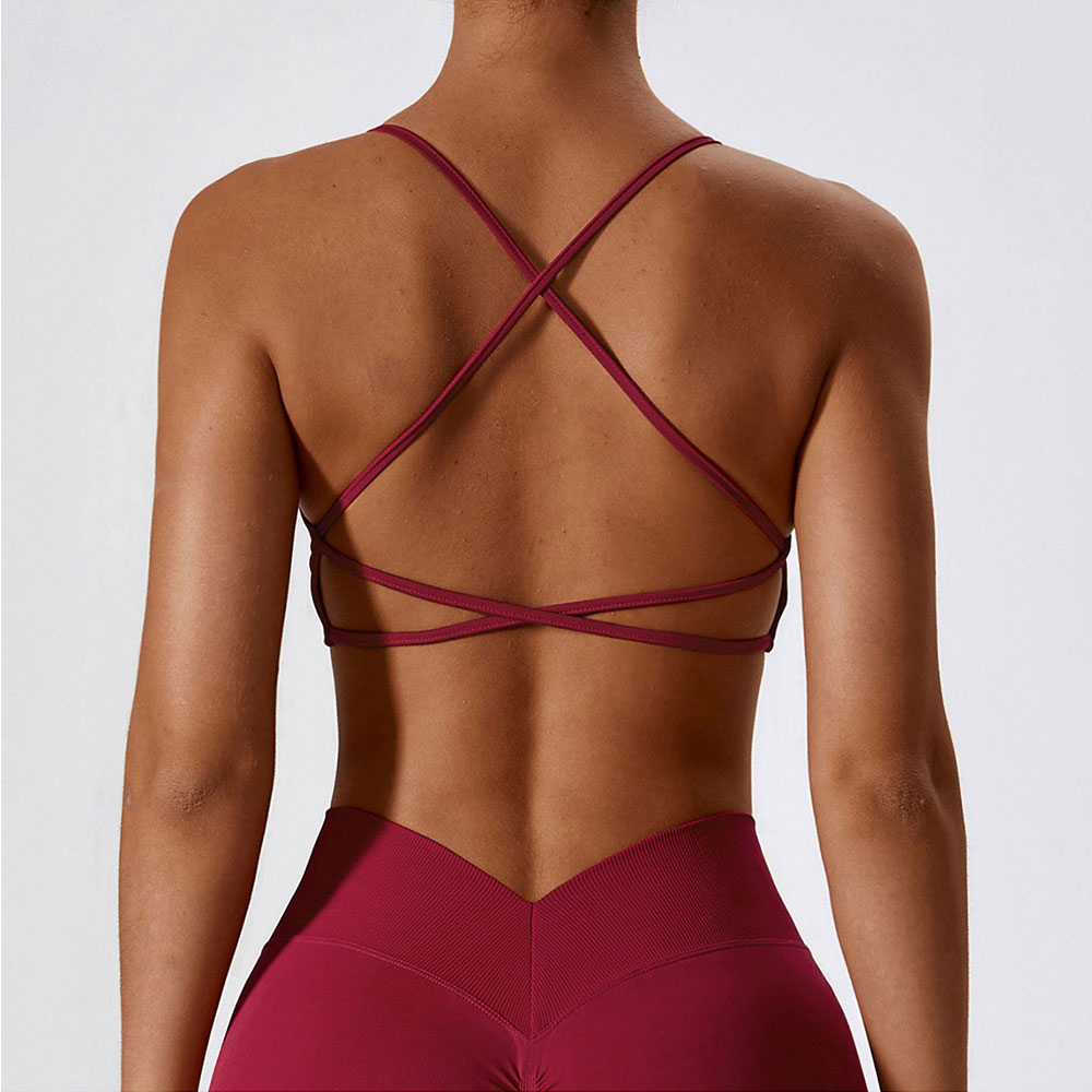 여성 크로스 스트랩 스포츠 브래지어 여성 스포츠 브래지 - Sports Bra Racerback 리뷰 및 가격